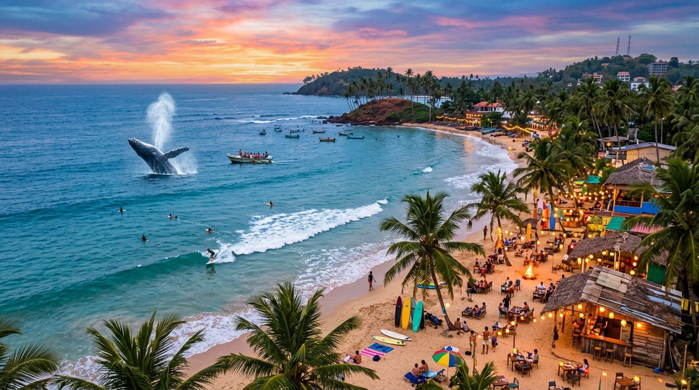 🌴 Mirissa & Weligama Travel Guide (2026): Beaches, Surfing, Whale Watching & Nightlife