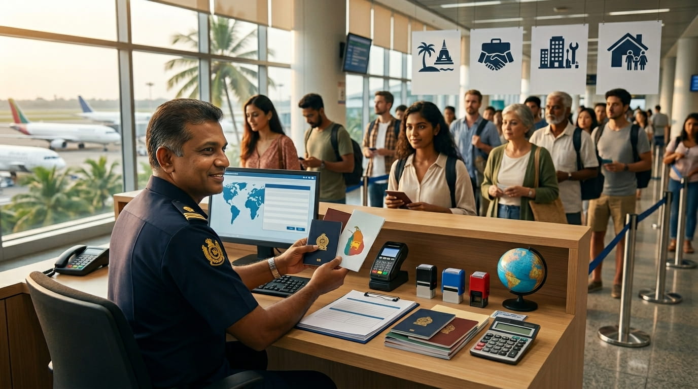 ✈️ Sri Lanka Visa Types Explained (2026 Updated Rules & Fees)